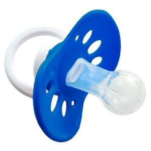 Chupeta de silicone lisa redonda